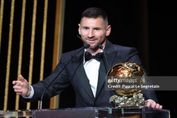 Bóng đá - Messi đoạt Quả bóng Vàng 2023: Báo TBN đưa lên "mây xanh", siêu sao được coi "vĩnh cửu"