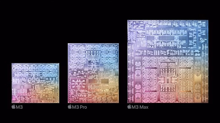 Ba con chip thuộc thế hệ silicon thứ ba của Apple.
