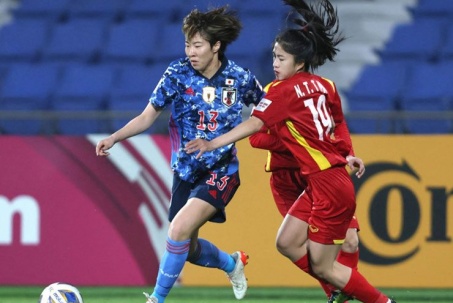 Trực tiếp bóng đá ĐT nữ Việt Nam - Nhật Bản: Cầu thủ Nhật liên tục bỏ lỡ (Vòng loại Olympic) (Hết giờ)