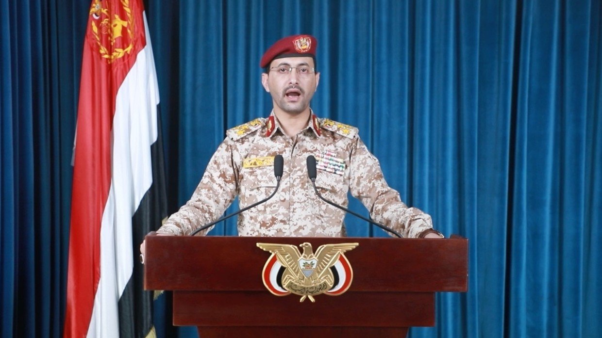Tướng Yahya Saree, phát ngôn viên lực lượng Houthi ở Yemen.