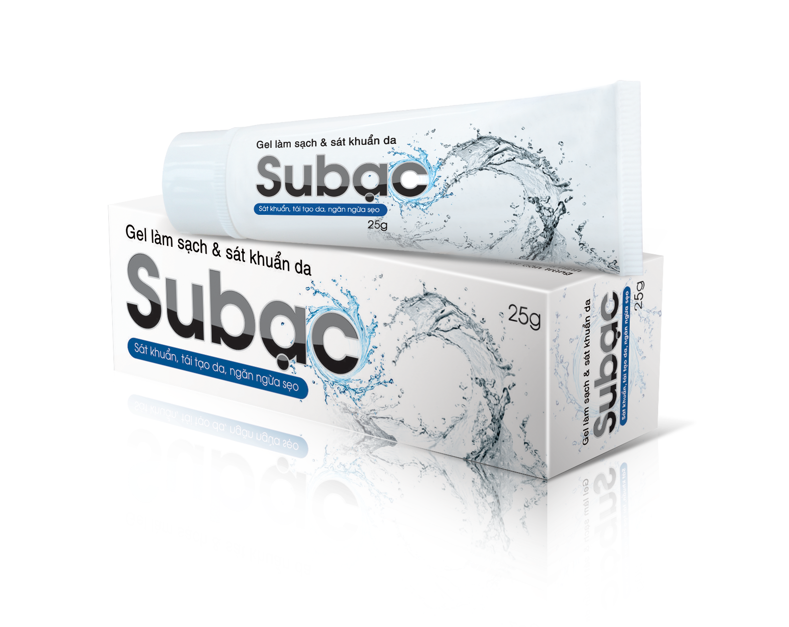 Gel Subạc giúp làm sạch da, kháng khuẩn&nbsp;cho trẻ