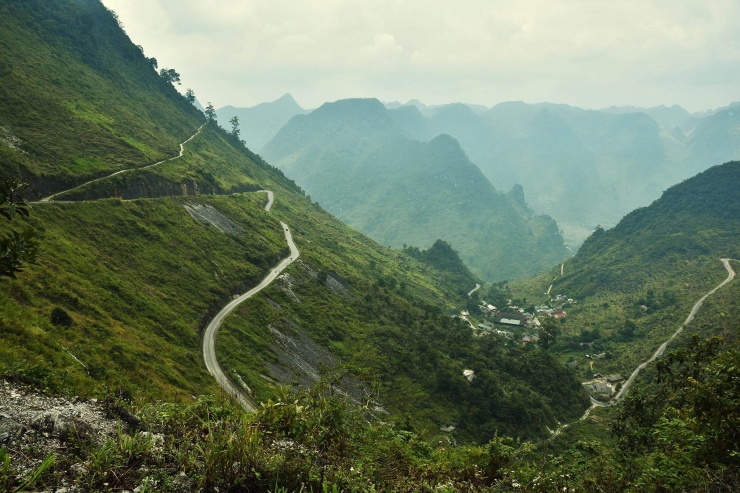 Khung cảnh hùng vĩ ở Hà Giang.