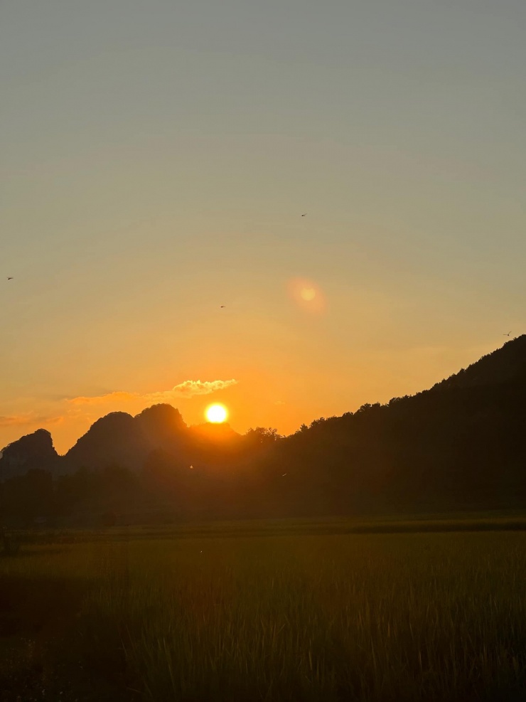 Chiêm ngưỡng khoảnh khắc của đất trời.