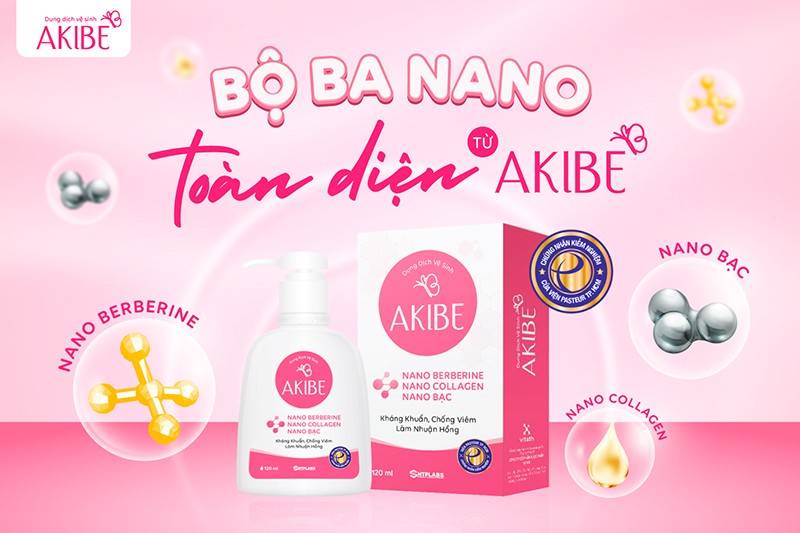 Akibe - sản phẩm chăm sóc sức khỏe phụ khoa chủ động