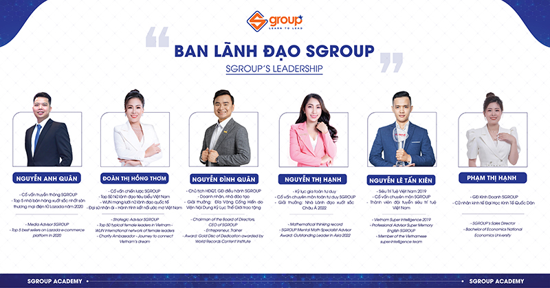 Ban Lãnh đạo SGROUP.