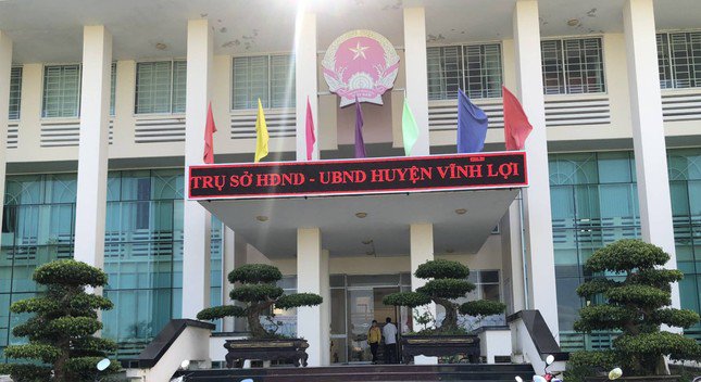 Trụ sở HĐND - UBND huyện Vĩnh Lợi, tỉnh Bạc Liêu.