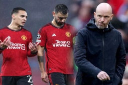 Bóng đá - Dàn sao MU "chia bè kết phái", HLV Ten Hag mất kiểm soát phòng thay đồ