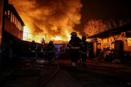 Thế giới - Ukraine: Hàng chục UAV Nga bất ngờ tập kích nhiều nơi