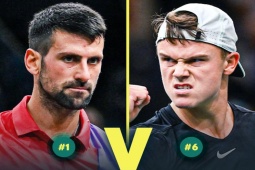 Thể thao - Hấp dẫn tennis Paris Masters ngày 5: Tsitsipas dễ dàng hạ Khachanov, Rublev hẹn Djokovic