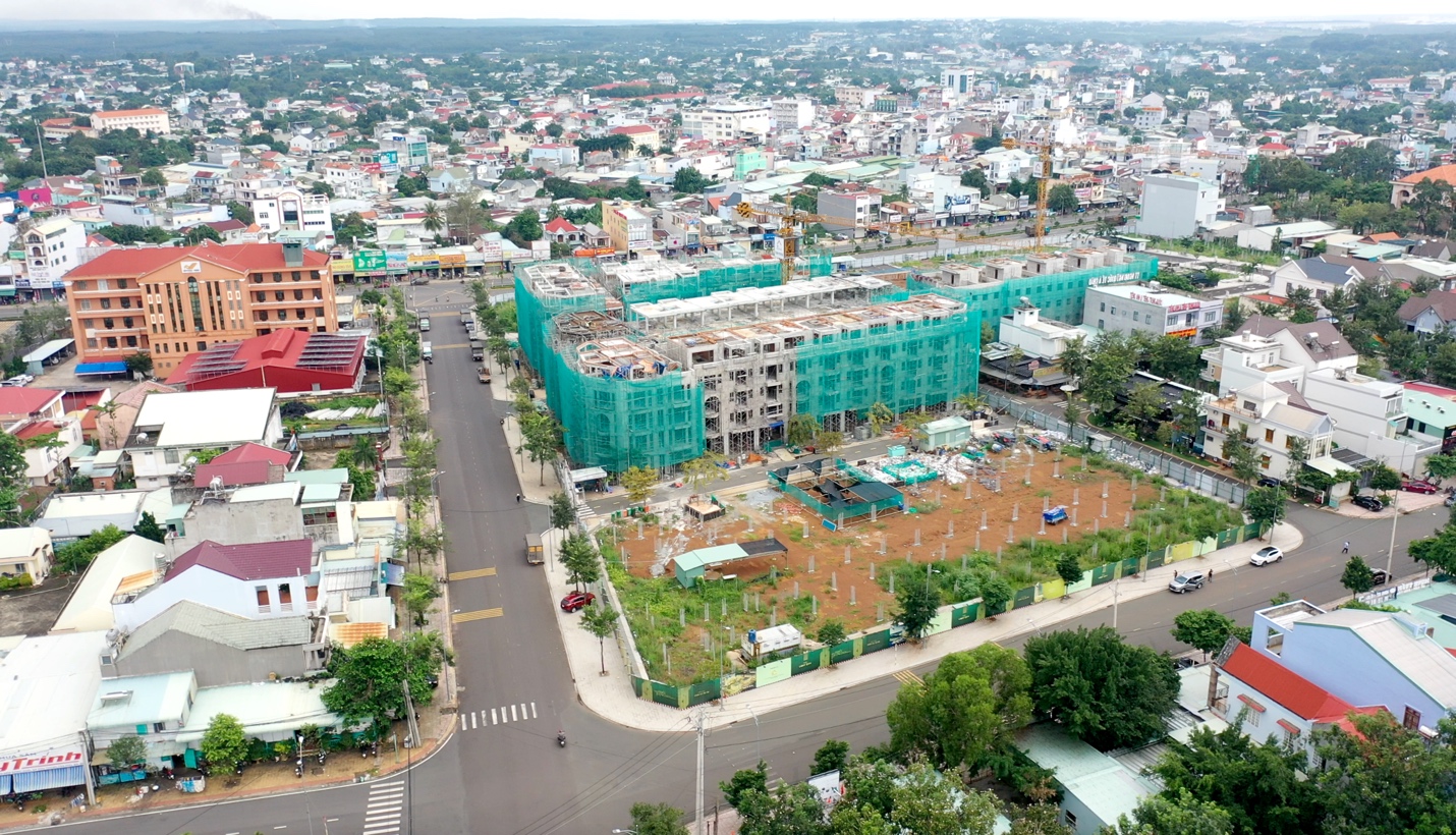 Diện mạo đô thị TP Đồng Xoài liên tục được nâng cấp, ngày càng đổi mới, khang trang