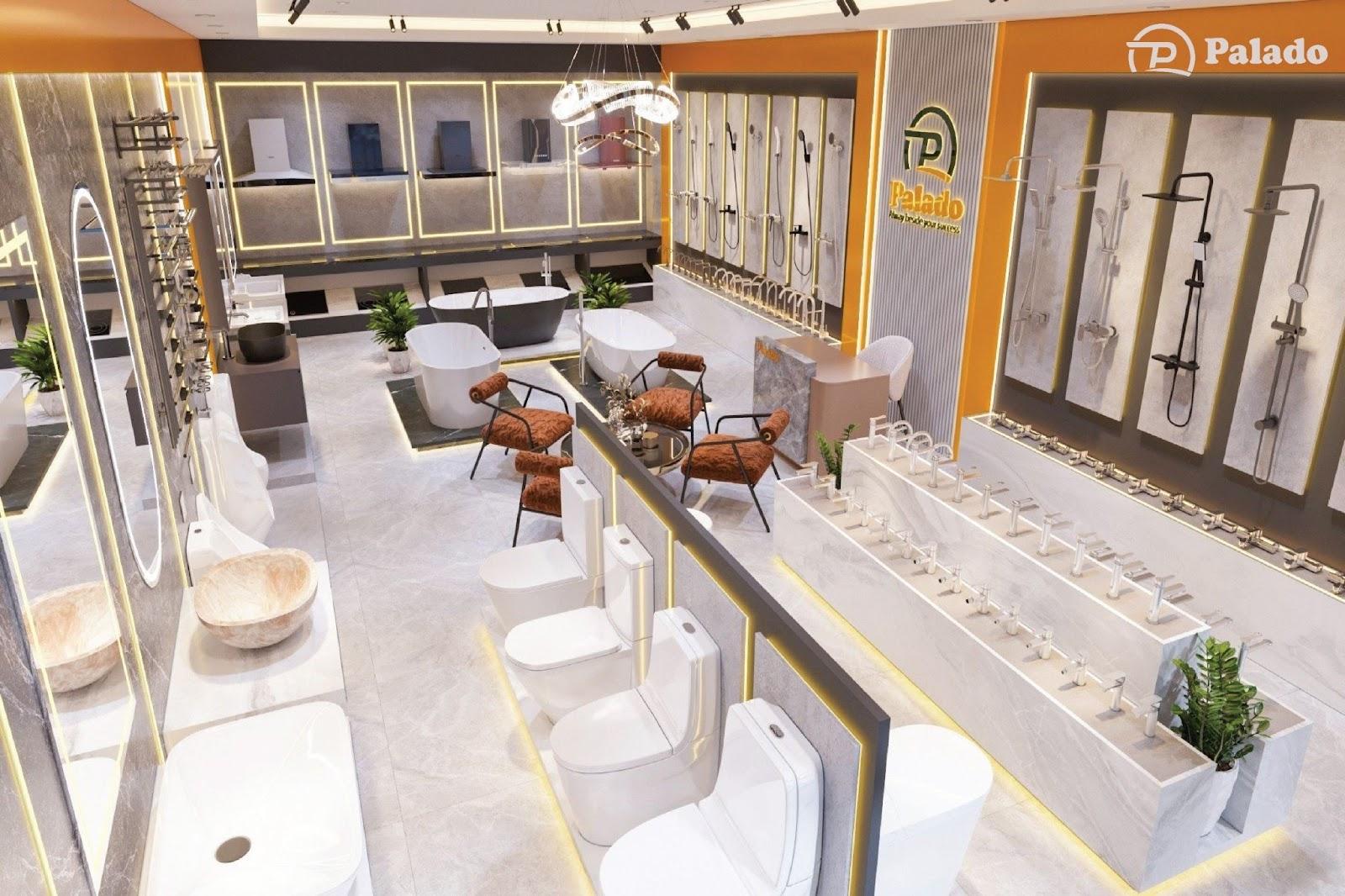 Trở thành đối tác nhượng quyền thương hiệu bạn sẽ được nhận bộ thiết kế cửa hàng 3D theo đúng bộ nhận diện thương hiệu Palado