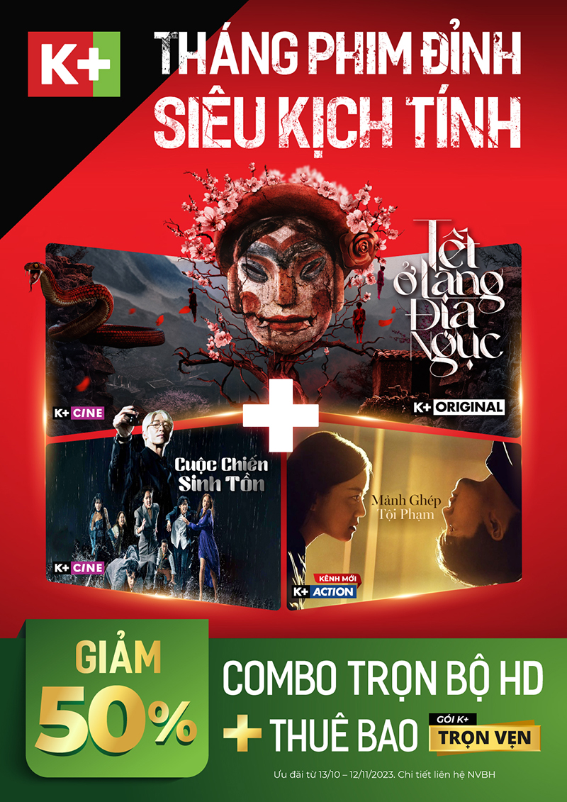 K+ ưu đãi lớn trong tháng 11