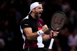 Video tennis Tsitsipas - Dimitrov: Tie-break quyết định, mơ dứt 6 năm không cúp (Paris Masters)