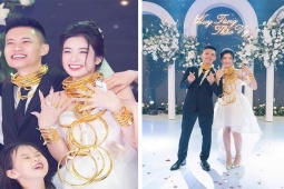 Bạn trẻ - Cuộc sống - Cô dâu Thanh Hóa lồng nhiều tầng vòng vàng đeo kín người HOT nhất tuần qua