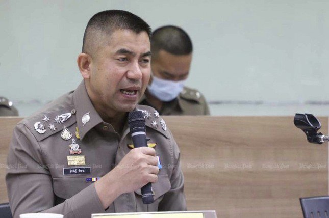 Phó Tư lệnh cảnh sát quốc gia Thái Lan Surachate Hakparn. (Ảnh: Bangkok Post)