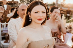 Thời trang - Đi đám cưới, mỹ nhân U45 vượt mặt Minh Hằng, Ninh Dương Lan Ngọc với váy khoe vòng 1