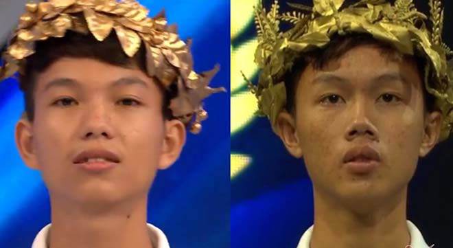 Hai anh em giành về 4 vòng nguyệt quế cho bố mẹ (Tân Nhật bên phải, Quý Hải bên trái)