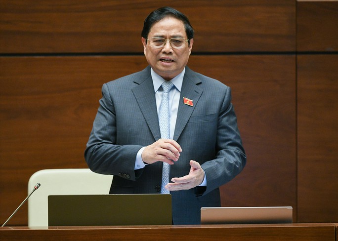 Thủ tướng Phạm Minh Chính báo cáo giải trình, làm rõ các vấn đề đại biểu Quốc hội quan tâm