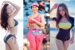 Mỹ nhân bán kẹo mê chạy bộ, khoe bikini “làm nóng“ mạng xã hội Thái Lan