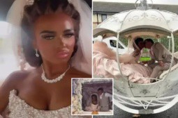 Cô dâu 19 tuổi gây choáng với đám cưới như cổ tích