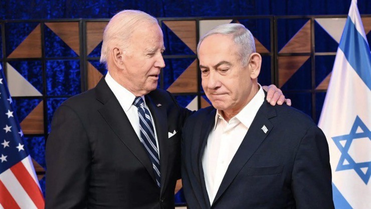 Tổng thống Mỹ Joe Biden gặp Thủ tướng Israel Benjamin Netanyahu vào ngày 18/10/2023.