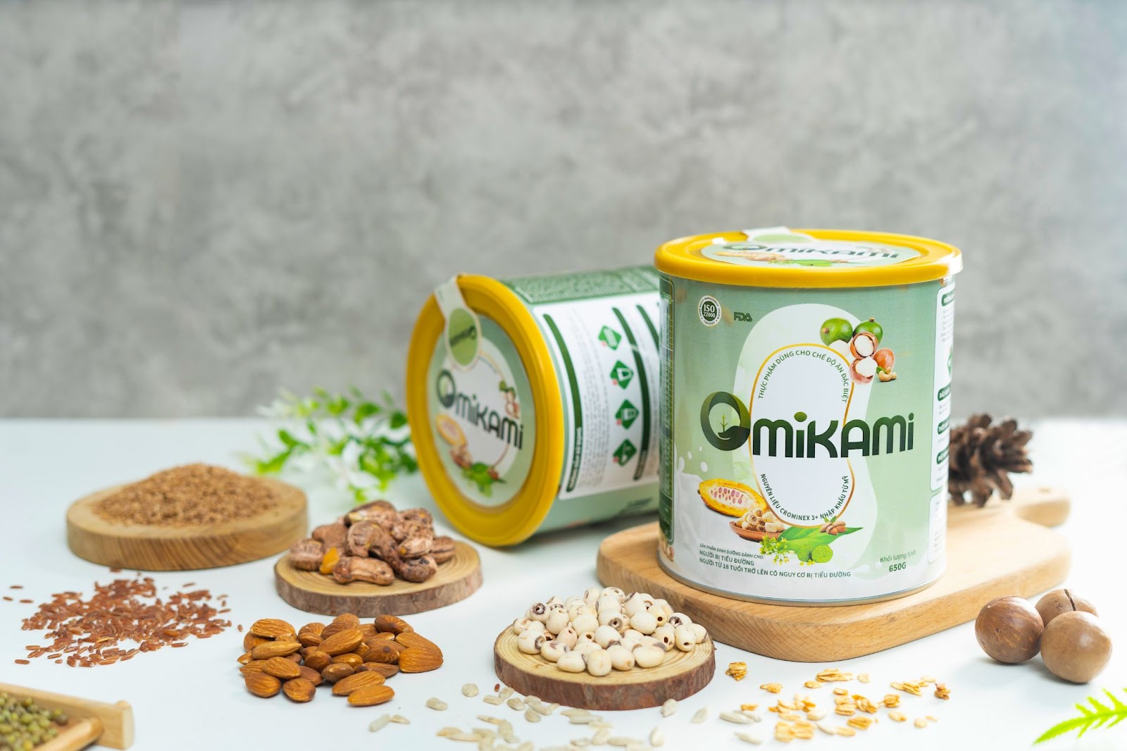 OMIKAMI là dòng sản phẩm thuần tự nhiên, an toàn cung cấp các chất dinh dưỡng, bồi bổ sức khỏe, phù hợp với người bị tiểu đường.