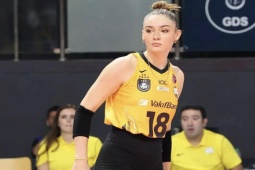 Làm đẹp - "Hoa khôi" bóng chuyền cứ ra sân thi đấu là gây xôn xao vì cao gần 2m, thân hình "đô con"