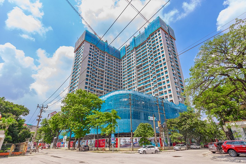 Vinhomes Sky Park liên tục vượt tiến độ thi công theo kế hoạch đã đề ra, dự kiến bàn giao nhà cho khách hàng vào Quý II/2024. Ảnh: Vinhomes