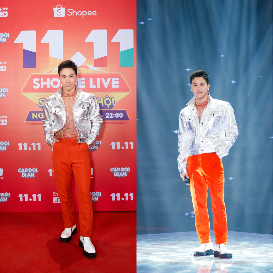 Nam ca sĩ Mai Tiến Dũng chinh phục mọi khán giả với giọng hát đầy nội lực và vẻ ngoài phong độ.