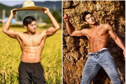 Đàn ông - Danh tính "nam thần gặt lúa" nổi như cồn trên MXH, đứng ở đâu cũng nổi bật