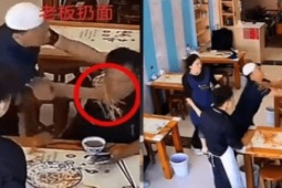 Phi thường - kỳ quặc - Chủ quán có hành động ném đĩa mỳ vào mặt khách và màn "bẻ lái" dư luận gây tranh cãi