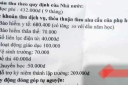 Hiệu trưởng lên tiếng về thông tin 'thu 200.000 đồng hỗ trợ kỷ niệm thành lập trường'