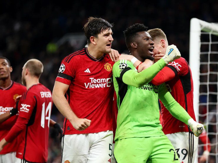 Chiến thắng duy nhất của MU tại Champions League đến thời điểm này&nbsp;là nhờ vào Maguire và Onana