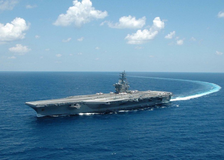 Tàu sân bay USS Dwight D. Eisenhower. Ảnh: WIKIPEDIA