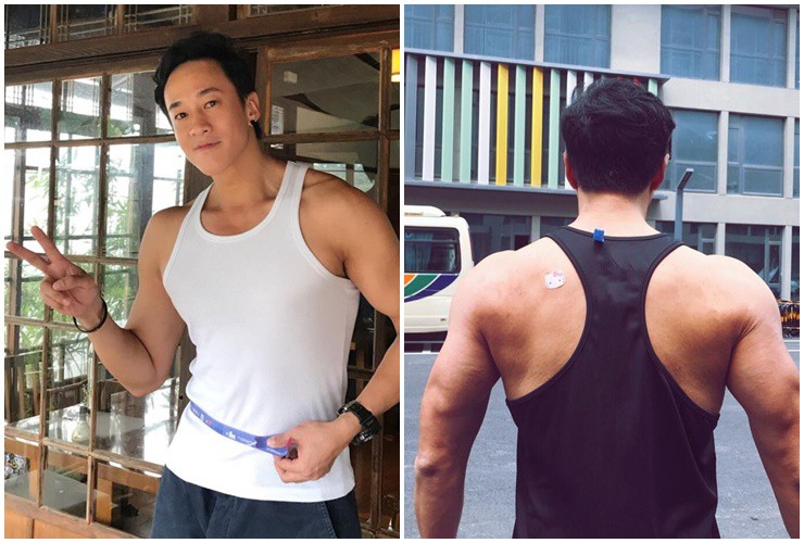 Dù đã U50, nam tài tử vẫn vạm vỡ, cường tráng.