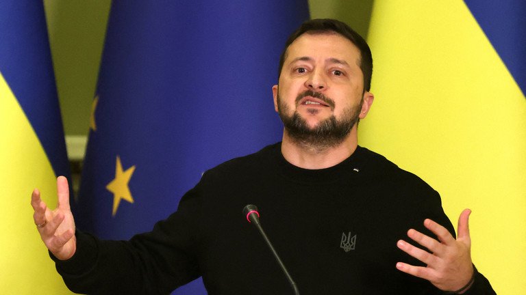 Tổng thống Ukraine Volodymyr Zelensky.