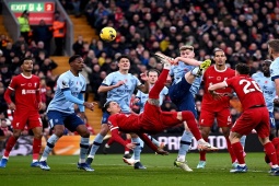 Bóng đá - Video bóng đá Liverpool - Brentford: Tuyệt đỉnh Salah, tưng bừng 3 bàn (Ngoại hạng Anh)