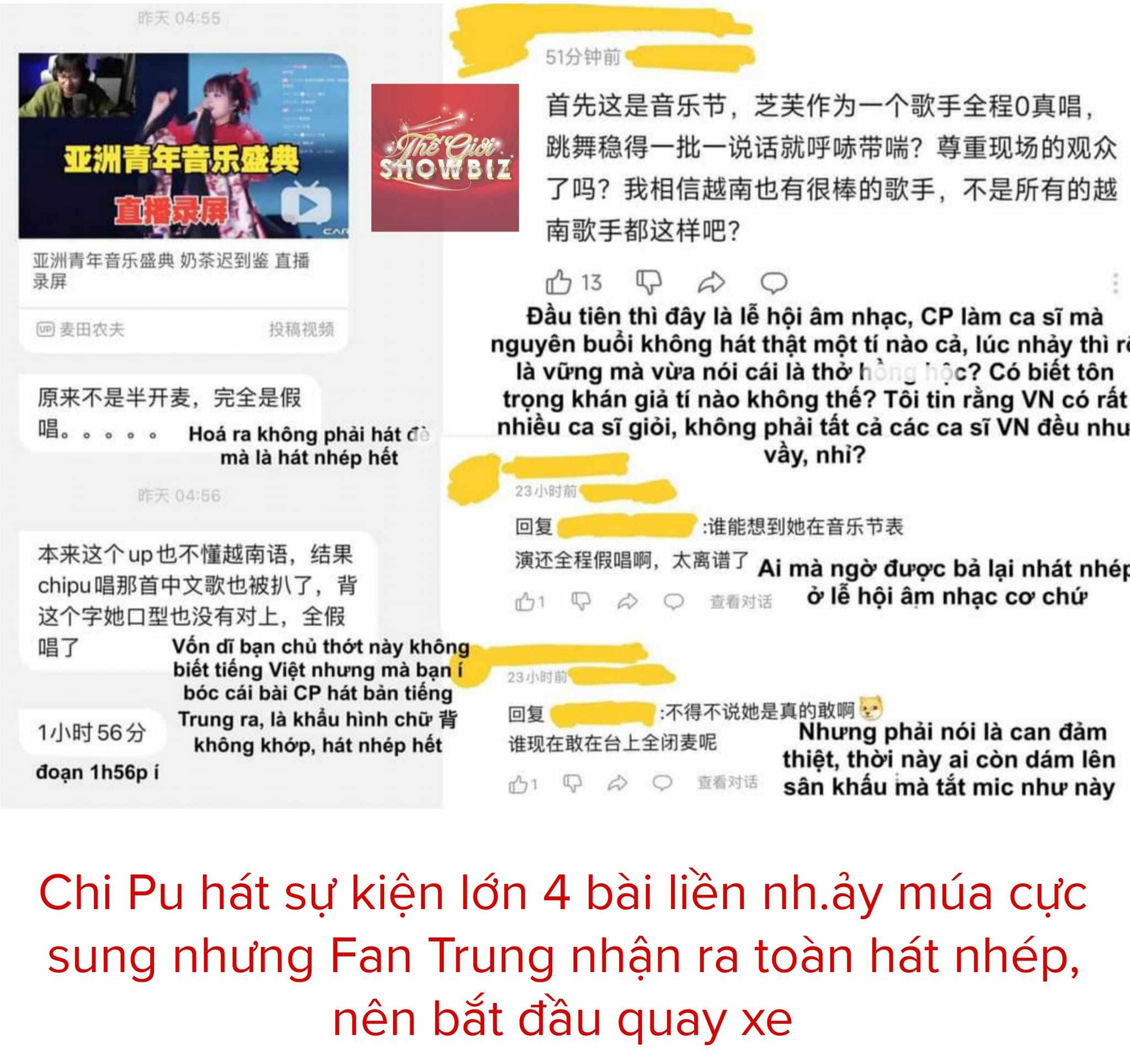 Khán giả Trung Quốc quay lưng với Chi Pu sau màn "hát đè như hát nhép"? - 1