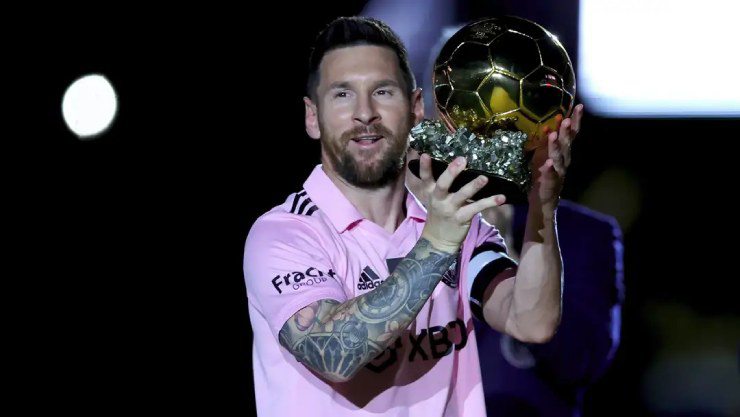 Messi giới thiệu danh hiệu Quả bóng vàng 2023 cho khán giả Mỹ