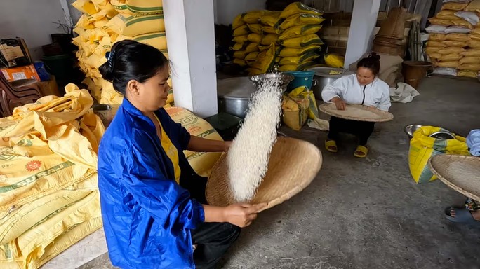 Những người phụ nữ trong gia đình lớn nhất thế giới chia sẻ công việc thường ngày. Ảnh: Straits Times