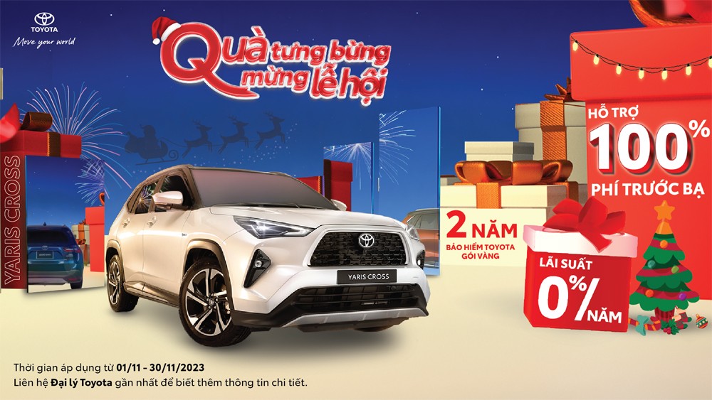 Ưu đãi cực khủng khi mua Yaris Cross trong tháng 11 - 1