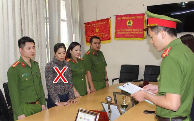 Đỗ Thị Duyên Phó trưởng phòng Tổ chức hành chính lao động tiền lương bị bắt giữ