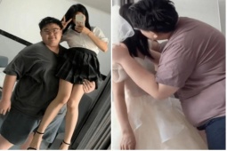 Đàn ông - Nam nhân khổng lồ nặng 145kg khoe ảnh thân mật với bạn gái "hạt tiêu" gây sốt MXH