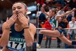 Thể thao - Mỹ nhân 17 tuổi khuấy động điền kinh qua bước nhảy "thiên thần"