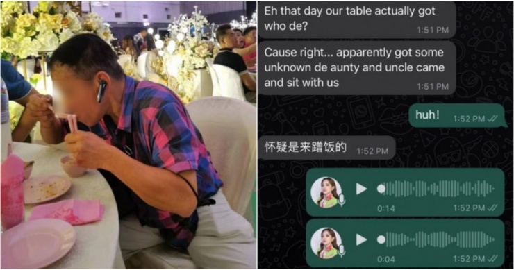 Cô dâu Jacqueline chia sẻ trên trang cá nhân, chỉ trích người lạ mặt trong tiệc cưới của cô ở Penang. Ảnh: SHTT.