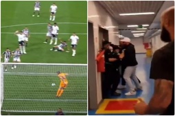 Bóng đá - Hy hữu thủ môn cố tình để bóng vào lưới vẫn được coi là người hùng, tổ VAR bị tấn công