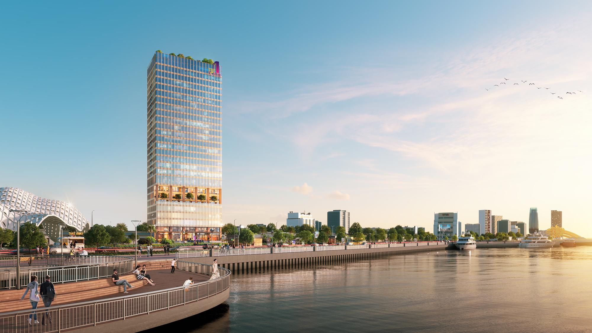 The One Tower Đà Nẵng “ngự trị” tại vị trí đắc địa của trung tâm thành phố biển