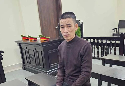 Nguyễn Văn Bình tại phiên toà. Ảnh: Q.V.