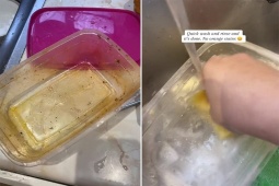 Bạn trẻ - Cuộc sống - Mẹo làm sạch thông minh giúp loại bỏ dầu mỡ trong hộp nhựa