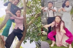 Đời sống Showbiz - "Bà hoàng tiệc tùng" Hòa Minzy lại "quậy" trong tiệc cưới, cư dân mạng tranh cãi